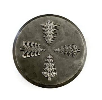 Show details for Impression Die Holiday Trees Shot Plate Picture of Impression Die Holiday Trees Shot Plate
