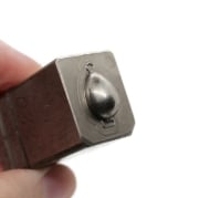 Picture of Impression Die Teardrop Bead Link