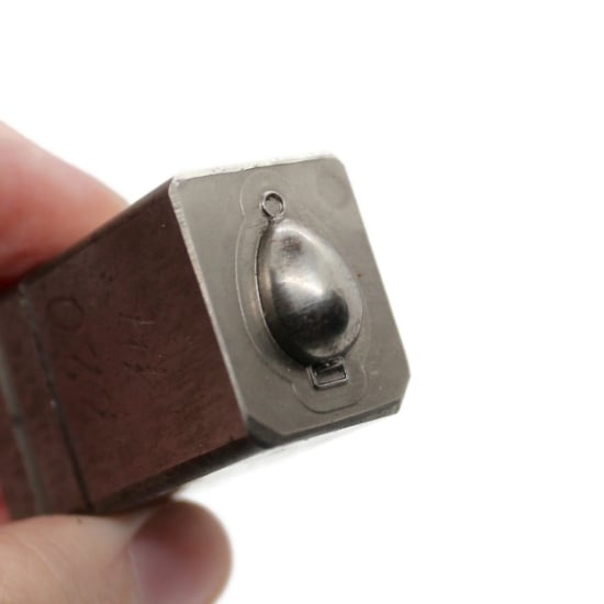 Picture of Impression Die Teardrop Bead Link