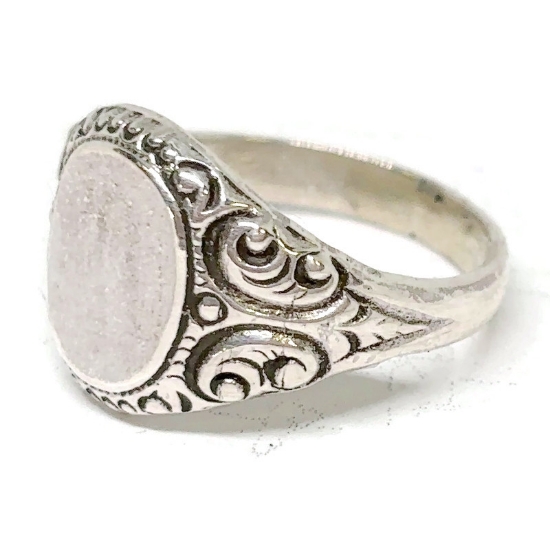Picture of Double Paisley Detailed Ring