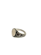 Picture of Sterling silver Larter & Sons floral signet ring size 7