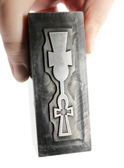 Picture of Impression Die Ankh Bookmark