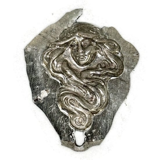 Picture of Sterling Silver Stamping Art Nouveau Woman