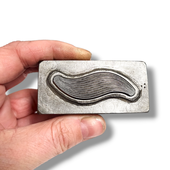 Picture of Impression Die Wave Adjustable Ring