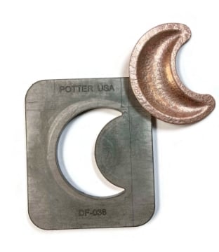 Show details for Dish Former Silhouette Die - 3" Crescent Moon Picture of Dish Former Silhouette Die - 3" Crescent Moon