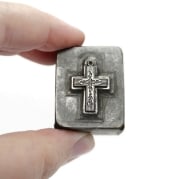 Picture of Impression Die Engraved Cross with Lines