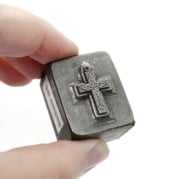 Picture of Impression Die Engraved Cross with Lines