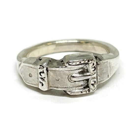 Picture of Sterling Silver Stamping The Belt Ring