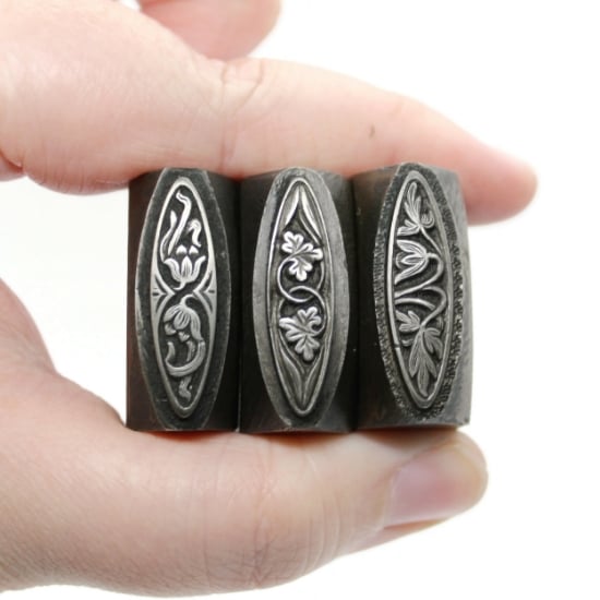Picture of Impression Die Botanical Bail Reliefs Trio