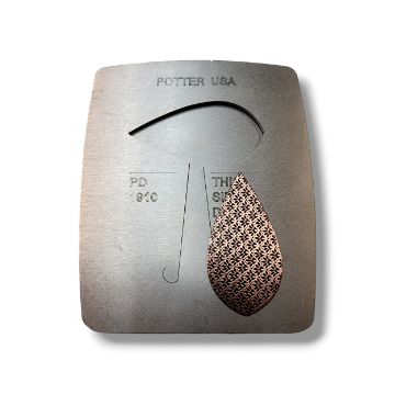 Show details for Pancake Die 1910 Jumbo Pointed Teardrop Picture of Pancake Die 1910 Jumbo Pointed Teardrop