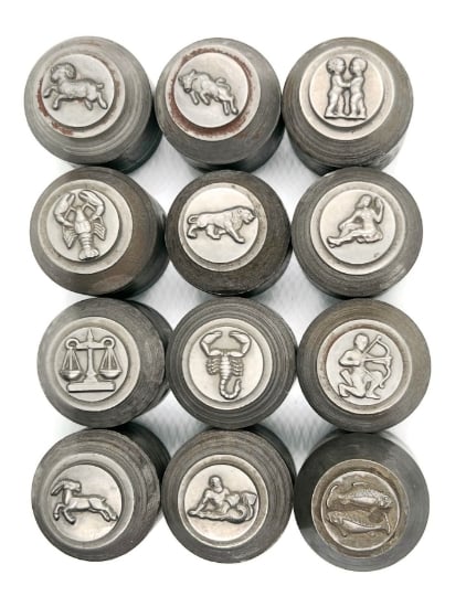 Picture of Impression Die Zodiac Charm Set