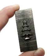Picture of Impression Die Textured Christmas Tree with Star