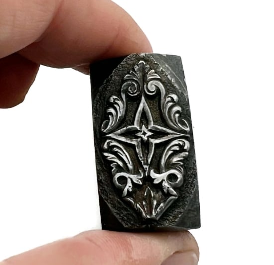 Picture of Impression Die Gothic Star Pin Large