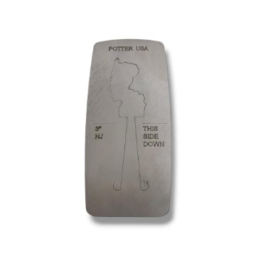 Show details for Pancake Die NJ3in New Jersey Ornament Picture of Pancake Die NJ3in New Jersey Ornament