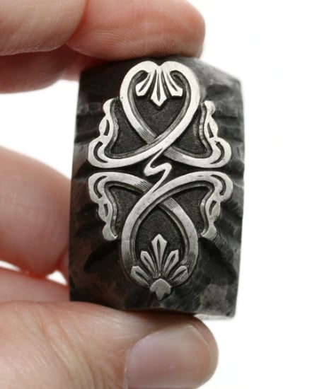 Picture of Impression Die Mirrored Ribbon Link