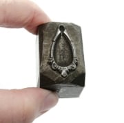 Picture of Impression Die Geometric Accented Teardrop