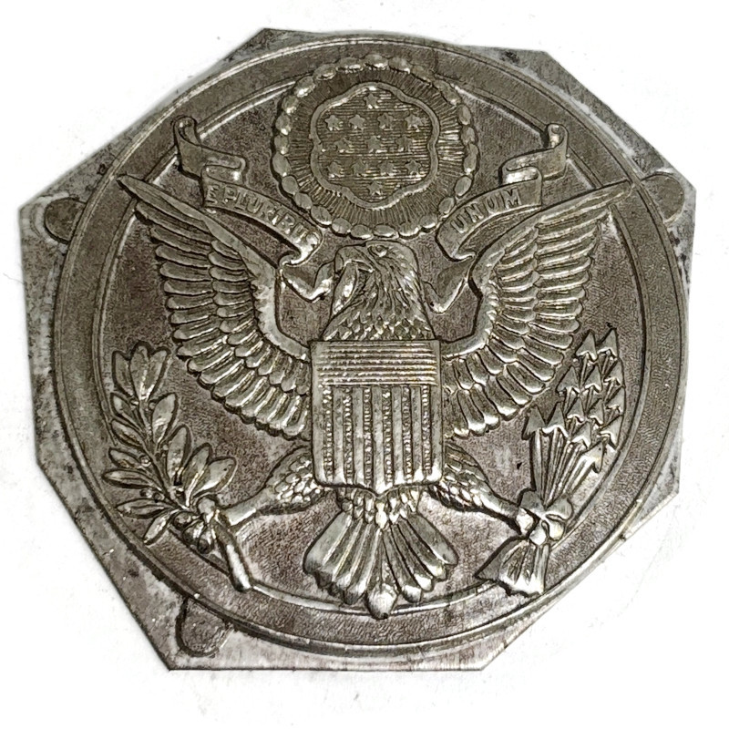 Potter USA Fine Tools. Silver Stamping American Eagle Coat of Arms