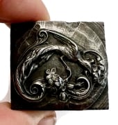 Picture of Impression Die French Bird with Flowers