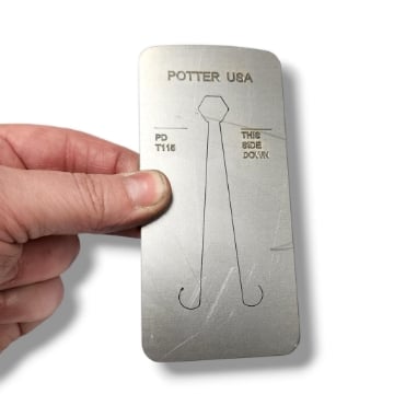 Show details for Pancake Die PD-T115 Hexagon-12mm Picture of Pancake Die PD-T115 Hexagon-12mm