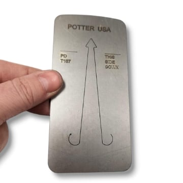 Show details for Pancake Die PD-T107 Triangle-8x9mm Picture of Pancake Die PD-T107 Triangle-8x9mm