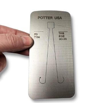 Show details for Pancake Die PD-T104 Square 9mm Picture of Pancake Die PD-T104 Square 9mm
