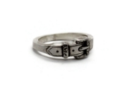 Picture of Victorian Belt Buckle Ring (Sterling Silver,  Polished, Size 9)