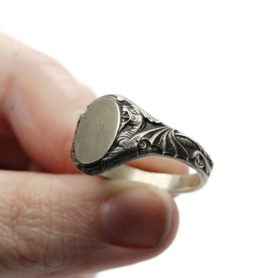 Picture of Larter & Sons Dragon Signet (Sterling Silver, Size 11)