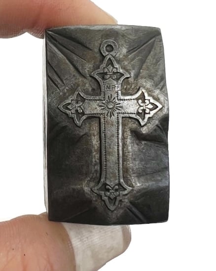 Picture of Impression Die Cross with Sun INRI