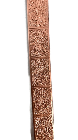 Picture of Floral vignette copper wire
