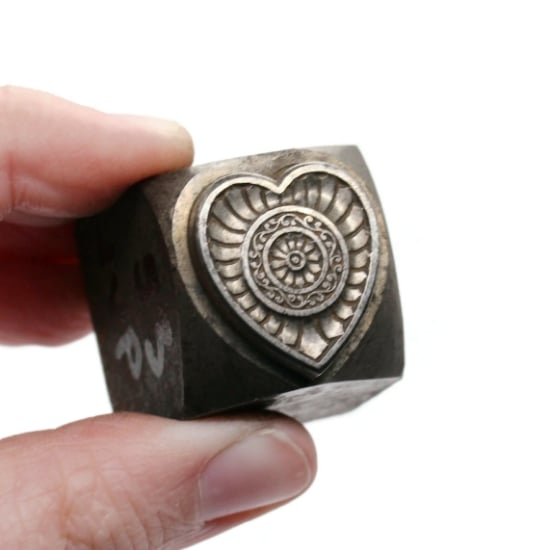 Picture of Impression Die French Mosaic Heart