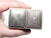 Picture of Impression Die Tartan Book Locket (Front)