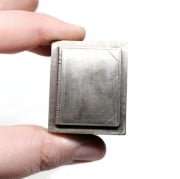 Picture of Impression Die Tartan Book Locket (Back)