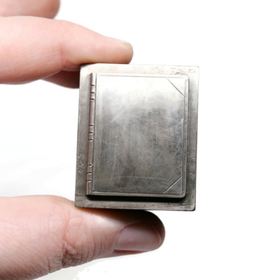 Picture of Impression Die Tartan Book Locket (Back)