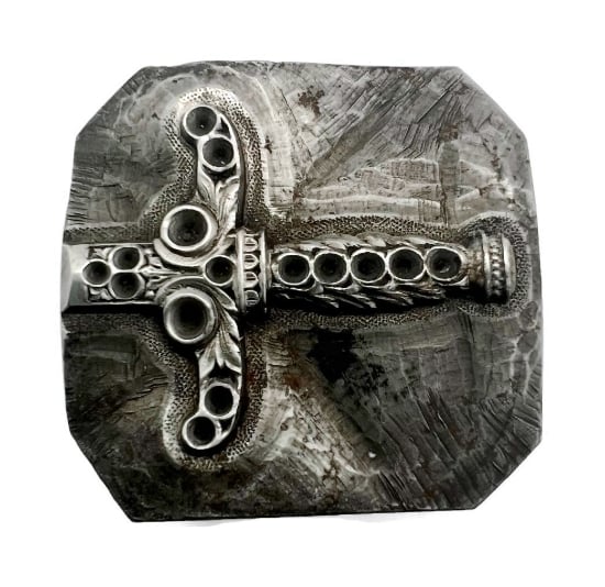Picture of Impression Die Sword Handle with Stones