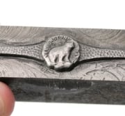 Picture of Impression Die Yellowstone Bear Ring (Hammered, with text)