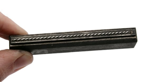 Picture of Impression Die Thin Beaded Rope Band