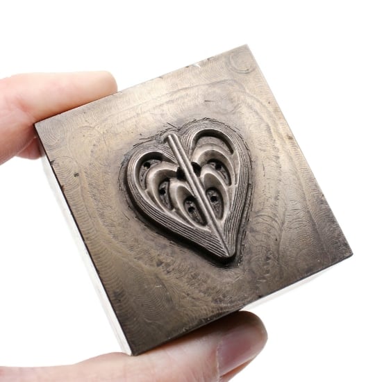 Picture of Impression Die Ribbed Heart