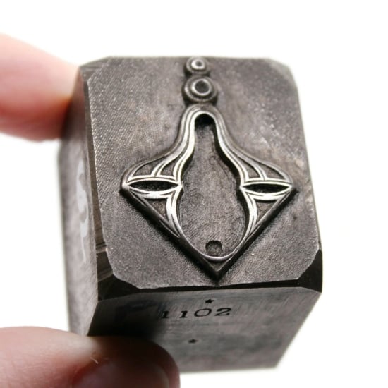 Picture of Impression Die Transparent Ornament Drop