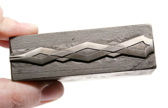 Picture of Impression Die Interlocking Diamonds Band