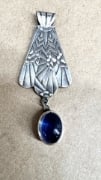 Picture of Silver French art deco pendant