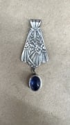 Picture of Silver French art deco pendant