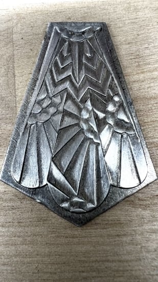 Picture of French art deco sterling silver stamping