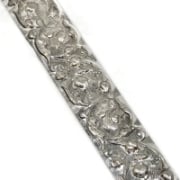 Picture of Sterling Silver Stamping Belle Buds & Leaves Bracelet STAMPING