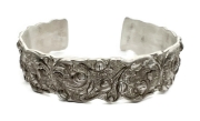 Picture of Silver French Bracelet Buds and Leaves