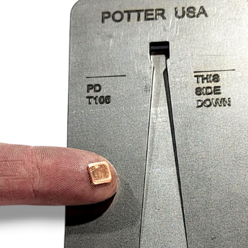 Show details for Pancake Die PD-T105 Square 6x6mm Picture of Pancake Die PD-T105 Square 6x6mm