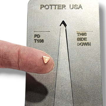 Show details for Pancake Die PD-T108 Triangle 5.3mm Picture of Pancake Die PD-T108 Triangle 5.3mm