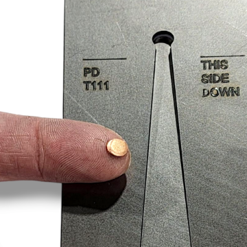 Show details for Pancake Die PD-T111 Oval 6x4.5mm Picture of Pancake Die PD-T111 Oval 6x4.5mm