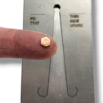 Show details for Pancake Die PD-T117 Hexagon 6mm Picture of Pancake Die PD-T117 Hexagon 6mm