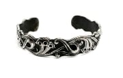 Picture of Silver Bracelet Art Nouveau Floral Vine
