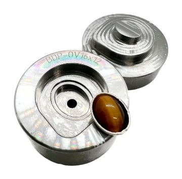 Show details for Bezel Die Tool Oval 16 x 12 Picture of Bezel Die Tool Oval 16 x 12